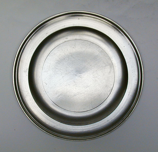 A Very Fine Pewter Plate by Richard Austin