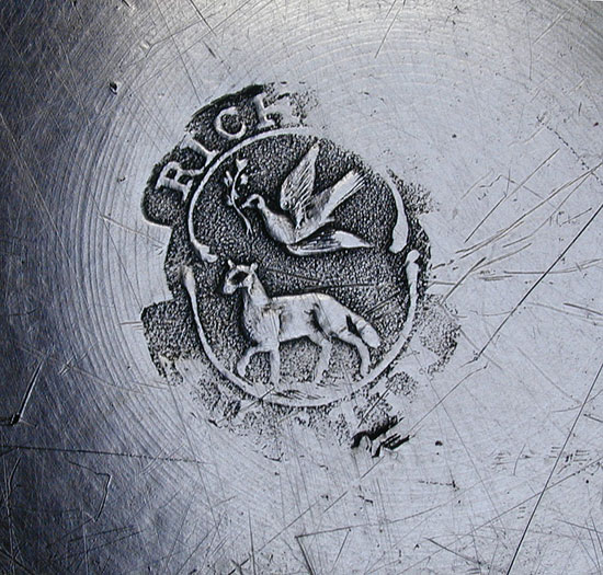 A Very Fine Pewter Plate by Richard Austin