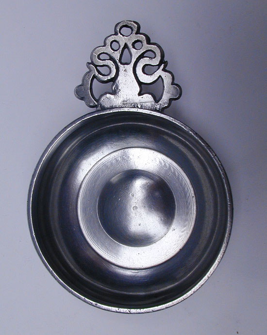 A Diminutive Old English Handle Porringer