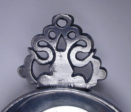 A Diminutive Old English Handle Porringer