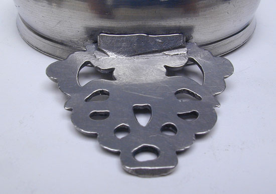 A Diminutive Old English Handle Porringer