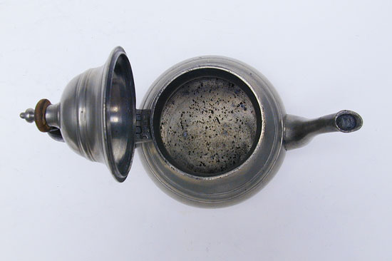 An Export Pear Form Teapot by Samuel Ellis