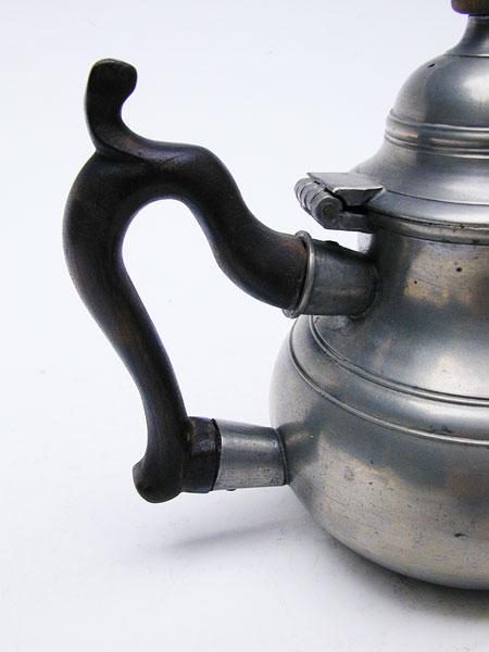 An Export Pear Form Teapot by Samuel Ellis