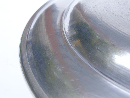 A Fine Single Reed Rim Pewter Plate by William Danforth