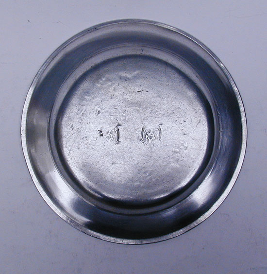A Very Rare Pewter Plate by Jacob Eggleston