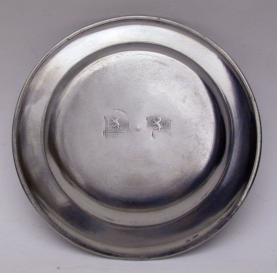 A Middletown Plate by William Danforth with Joseph's Touches