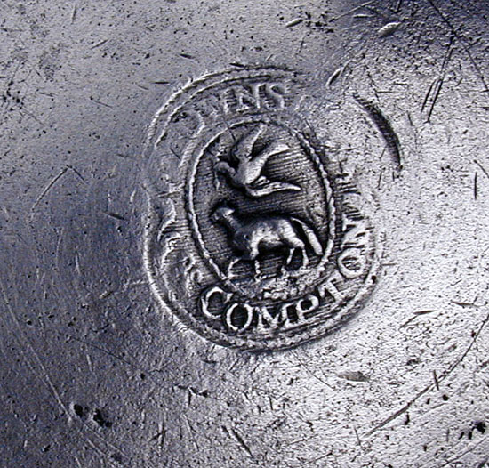 An Export Pewter Pint Mug by Townsend & Compton