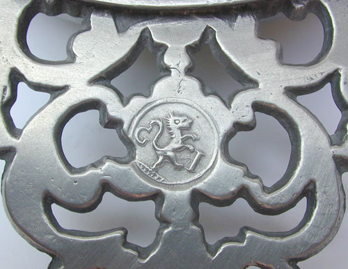 A Fine Flower Handle Porringer by Gershom Jones