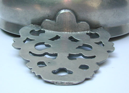 A Fine Flower Handle Porringer by Gershom Jones