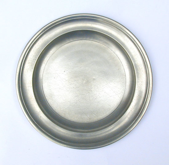 A Fine Reeded Rim Plate by William Calder