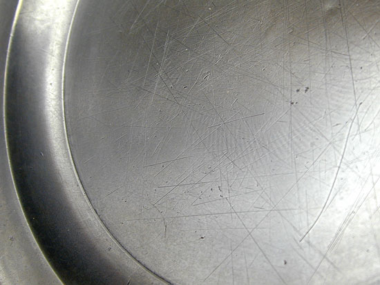 A Fine Reeded Rim Plate by William Calder