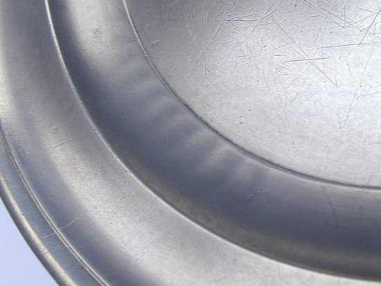A Fine Reeded Rim Plate by William Calder