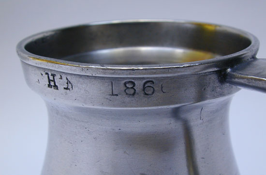 A Scarce Half-Pint Unmarked Boardman Measure