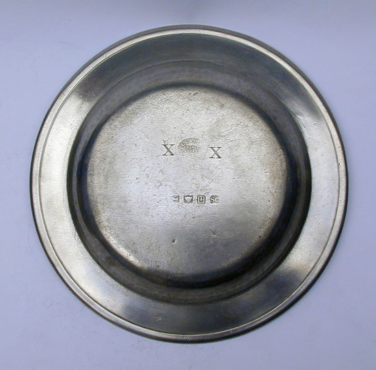 A Flat Rim Plate by Temple and Reynolds