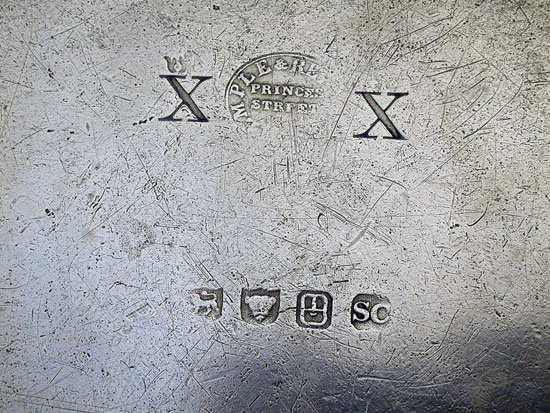 A Flat Rim Plate by Temple and Reynolds