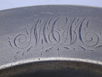 A Flat Rim Plate by Temple and Reynolds