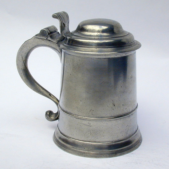 A Frederick Bassett Double Dome Lid Tankard
