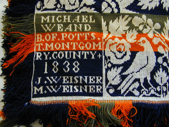 A Jacquard Patterned Coverlet by Michael Weand