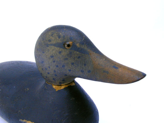 A Hays Standard Grade Black Duck Decoy