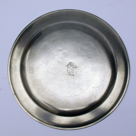 A Richard Austin Plate with Lamb & Dove Touch