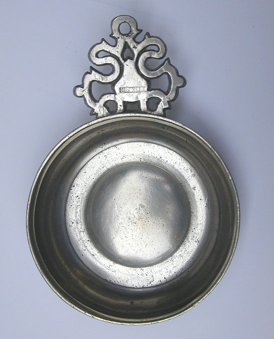A Boardman Old English Handle Porringer