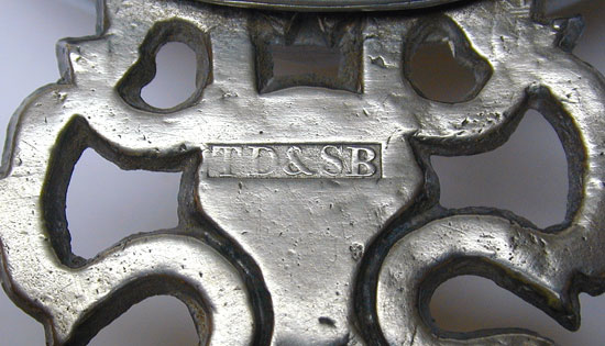 A Boardman Old English Handle Porringer