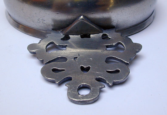 A Boardman Old English Handle Porringer