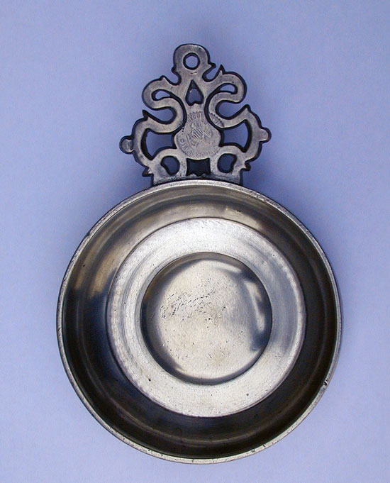 A Old English Handle Porringer by Josiah Danforth