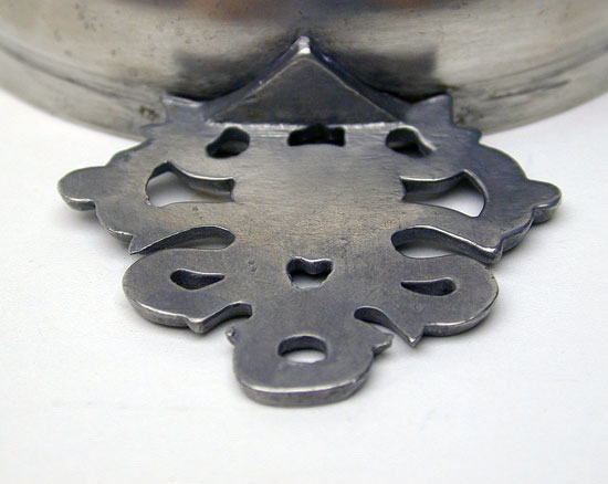 A Old English Handle Porringer by Josiah Danforth