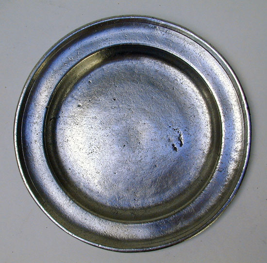 A Small Unmarked American butter plate