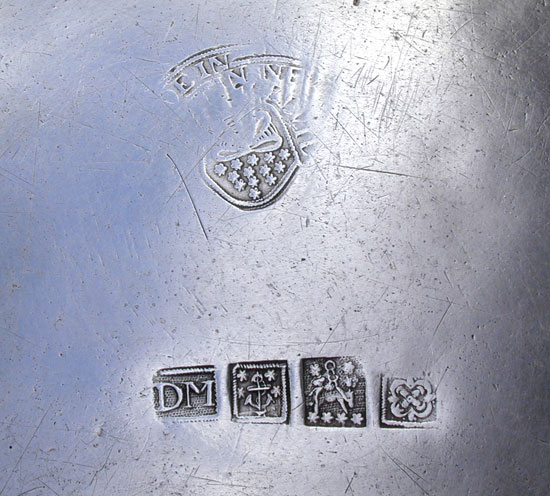 A Rhode Island Pewter Plate by David Melville
