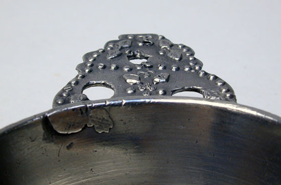 An Unmarked Connecticut Taster Porringer