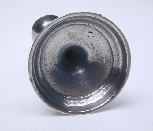 A Pair of Miniature Pewter Candlesticks