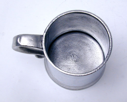 Rare Pint Pewter Mug by Samuel Kilbourn