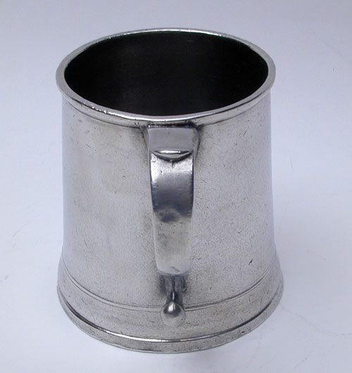 Rare Pint Pewter Mug by Samuel Kilbourn