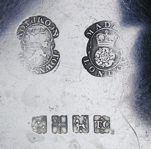A Very Fine Pair of Townsend & Compton Export Pewter Plates