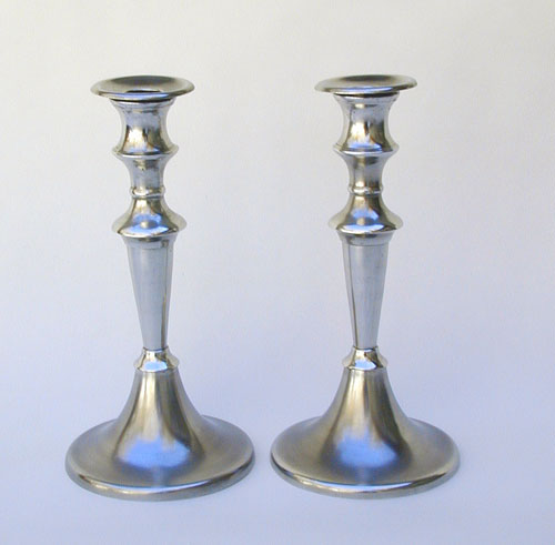 A Pair of Unmarked Candlesticks