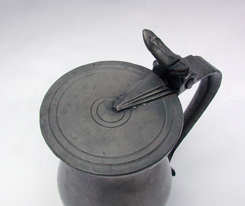A Pint Pewter Export Bud Baluster Measure