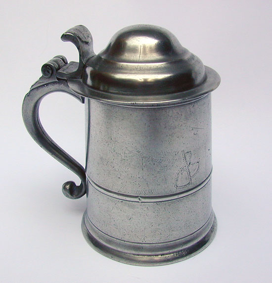 A Pewter Pint English Export Tankard