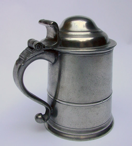 A Pewter Pint English Export Tankard