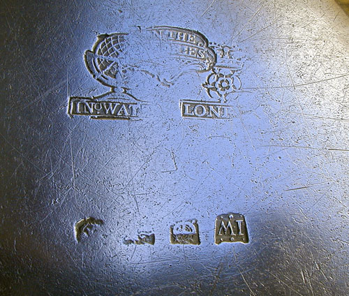 An Pewter Export Basin by John Watts