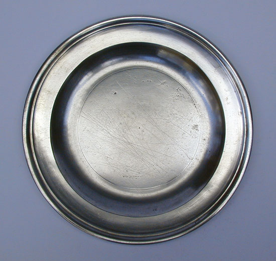 A Pewter Plate by Compton of London