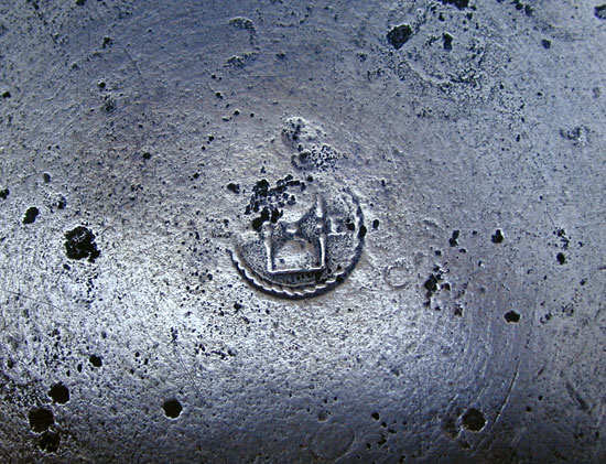 A Rare Pewter Pint Export Tankard by William Eddon