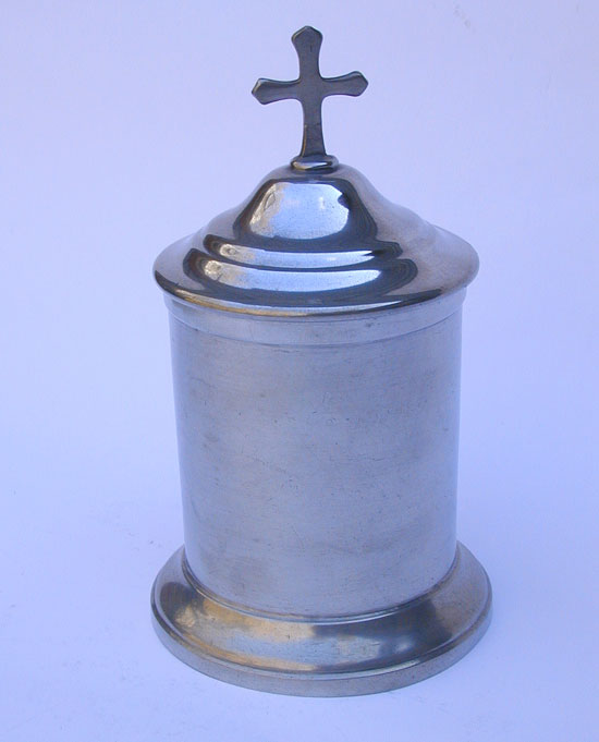 A Pewter Ciborium by Homan & Company