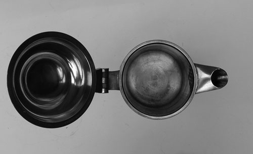 A Boardman & Co Triple-Tiered Finial Pewter Flagon