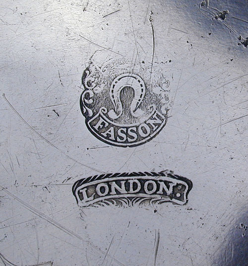 A 16 3/8 Fasson Pewter Platter