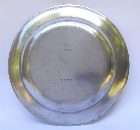 A 16 3/8 Fasson Pewter Platter