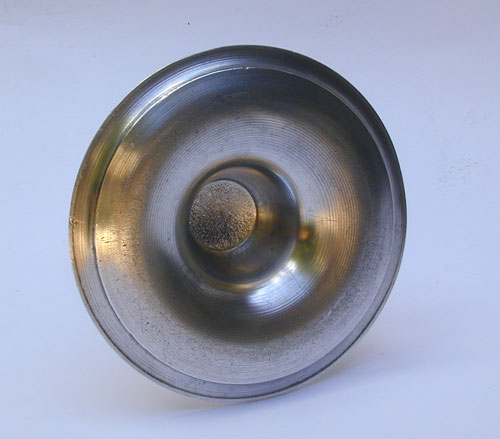 An Unmarked American Pewter Whale Oil Lamp 