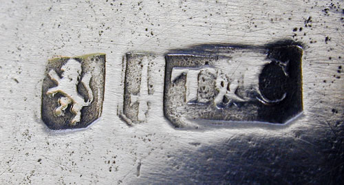 A Quart Pewter Export Tankard by Townsend & Compton