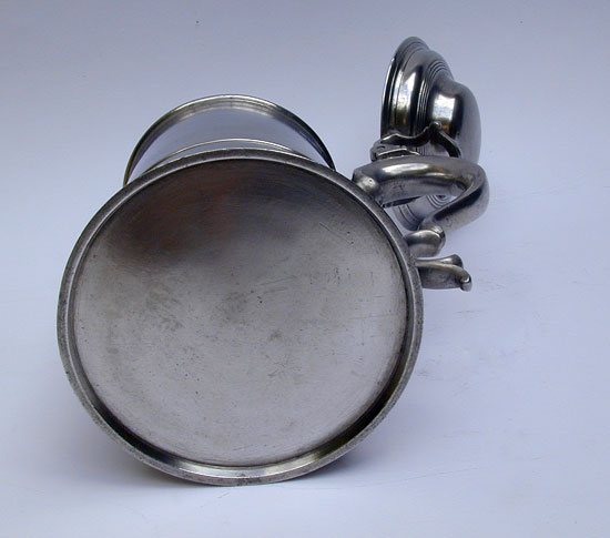 A Quart Pewter Export Tankard by Townsend & Compton
